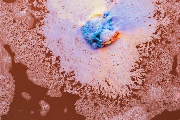 A macro shot of dust mites visible under a microscope, emphasizing the accumulation of allergens in a mattress. The image highlights the importance of regular cleaning and allergen control measures.