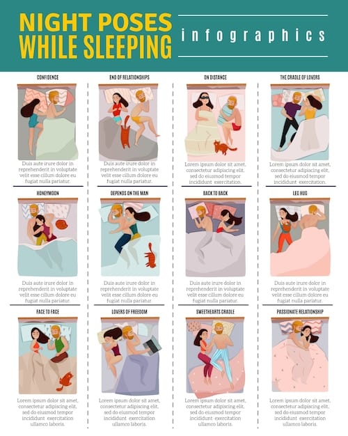 A clear infographic illustrating safe co-sleeping practices: baby on back, firm mattress, no pillows or blankets near the baby, and non-smoking parents. The infographic is brightly colored and easy to understand.